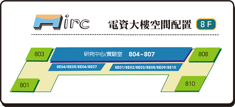電資大樓空間配置_8F